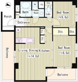 K’s中落合 (ケーズ中落合) 207 間取り図