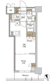 RJRプレシア大森北 314 間取り図