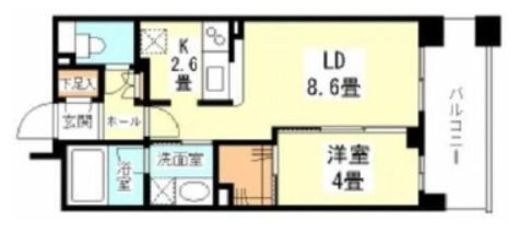 ガーデンヴィラ三軒茶屋 3階 間取り図