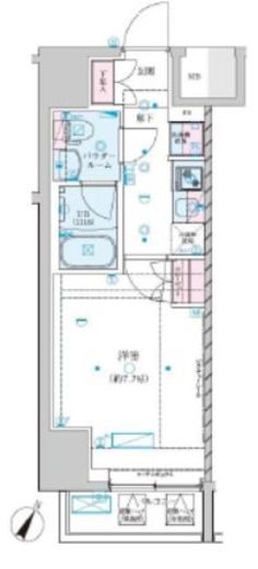 GENOVIA川崎Ⅶ (ジェノヴィア川崎Ⅶ) 11階 間取り図
