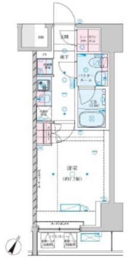 GENOVIA川崎Ⅶ (ジェノヴィア川崎Ⅶ) 5階 間取り図