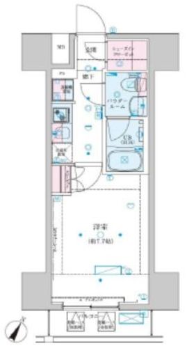 GENOVIA川崎Ⅶ (ジェノヴィア川崎Ⅶ) 8階 間取り図