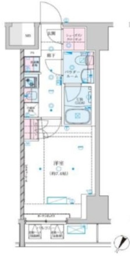 GENOVIA川崎Ⅶ (ジェノヴィア川崎Ⅶ) 5階 間取り図
