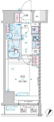 GENOVIA川崎Ⅶ (ジェノヴィア川崎Ⅶ) 9階 間取り図
