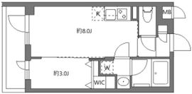 ハーモニーレジデンス東京南砂ザガーデン 407 間取り図