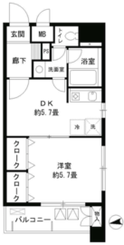 ラフィーネ港北 306 間取り図