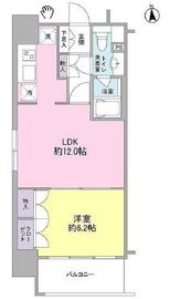 コンフォリア新宿御苑1 401 間取り図