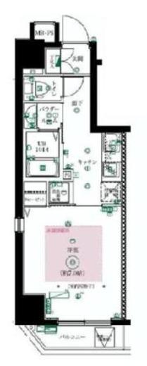 フェルクルールプレスト文京湯島 4階 間取り図