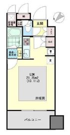 ラ・トゥール新宿 1008 間取り図