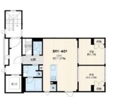 401 間取り図