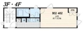 Fullea若松河田 402 間取り図