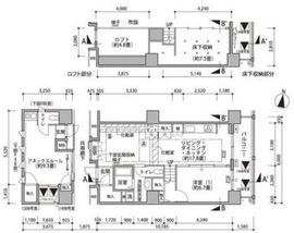 東雲キャナルコートCODAN 18-1308 間取り図