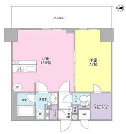 ディアレンス横濱沢渡 512 間取り図