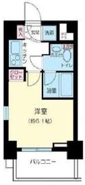 エクセリア芝大門 2階 間取り図