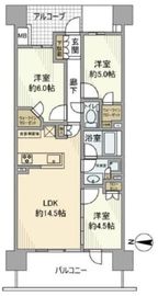 イーストゲートスクエア 12階 間取り図