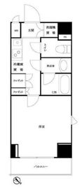 ルーブル三田 4階 間取り図