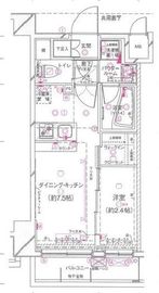 グランドコンシェルジュ三宿アジールコート 2階 間取り図