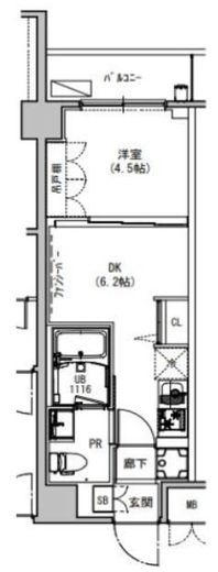 S-RESIDENCE瑞江 (エスレジデンス瑞江) 204 間取り図