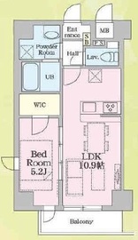 SSH萩中 302 間取り図