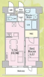 SSH萩中 503 間取り図