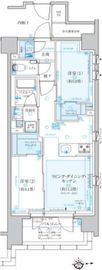 クリオラベルヴィ中央湊 10階 間取り図