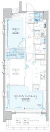 クリオラベルヴィ中央湊 10階 間取り図