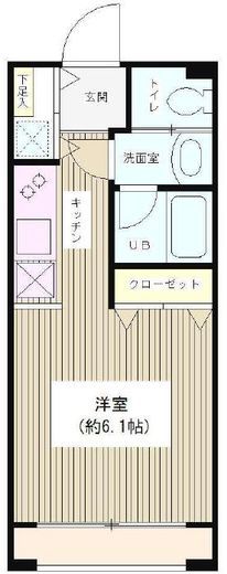 アートミルレ自由が丘 203 間取り図
