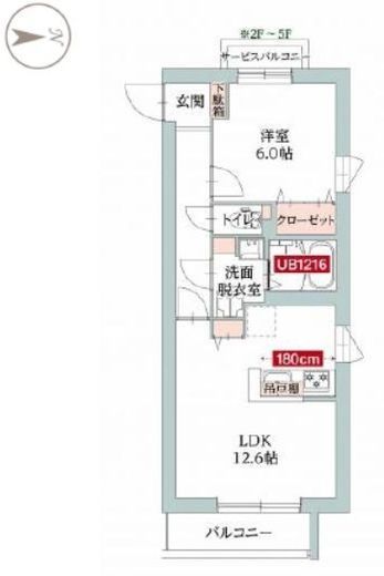 ラ・コリーヌ日吉 4階 間取り図