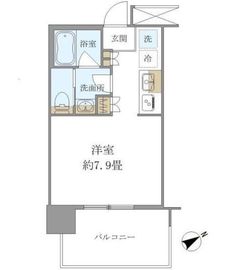 ブリリアタワー浜離宮 17階 間取り図