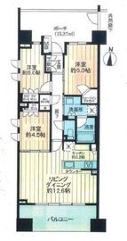 パークホームズ横濱山下町 2階 間取り図