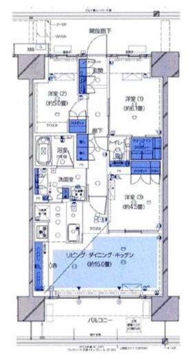 メイツ深川住吉 11階 間取り図