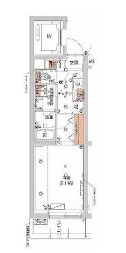 ハーモニーレジデンス新宿ザノース 213 間取り図