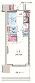 レジディア品川シーサイド 402 間取り図