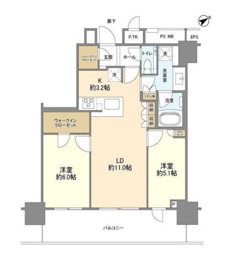 THE TOWER JUJO (ザ・タワー十条) 20階 間取り図