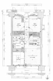 東京フロンティアシティ パーク&パークス 13階 間取り図