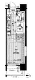 ル・リオン豊洲ウォーターフロント 5階 間取り図