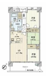川崎サイトシティ 4階 間取り図