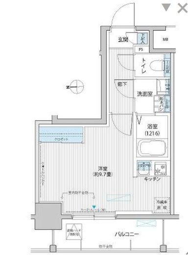 レジェンダリーガーデン赤羽ウェストビュー 902 間取り図