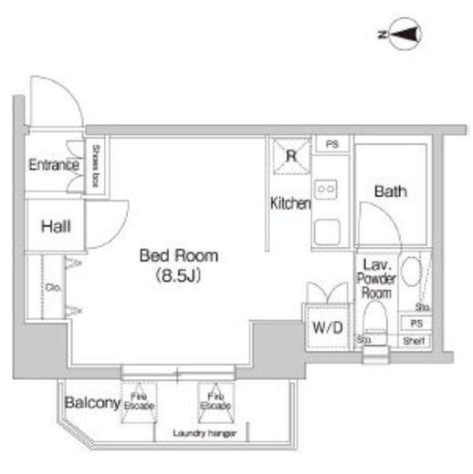 プライムアーバン目白 301 間取り図