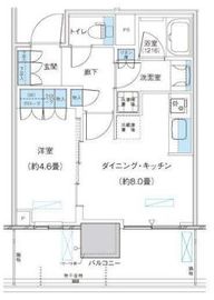 パークシティ柏の葉キャンパス ザ・ゲートタワー ウエスト 1706 間取り図