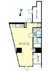 広尾ZERO 301 間取り図