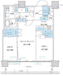 パークシティ柏の葉キャンパス ザ・ゲートタワー ウエスト 2903 間取り図