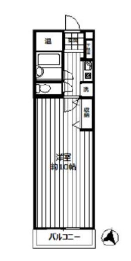 マートルコート麹町 11階 間取り図