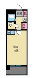 コスモ千駄木 3階 間取り図