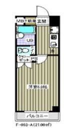 レジディア木場 1115 間取り図