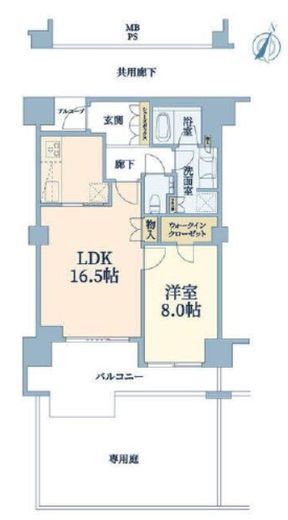 深沢ハウス 1階 間取り図