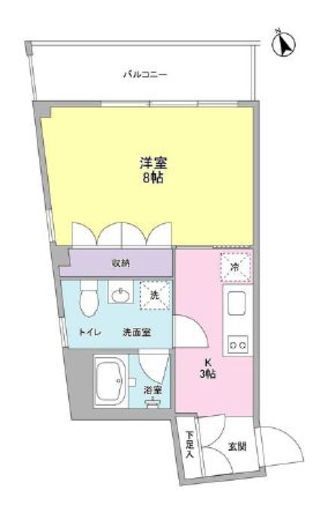 ソヨカゼテラス永福町 205 間取り図