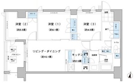 ガーデニエール砧レジデンス 419 間取り図