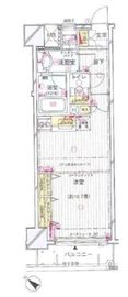 アールケープラザ横浜Ⅴ 6階 間取り図