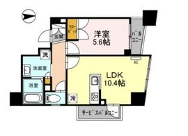 リベラーレ中野 406 間取り図